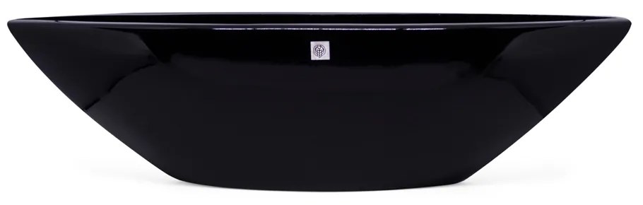 Vaso Decorativo Barca Preto 17x63x17 cm - D'Rossi