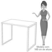 Escrivaninha Mesa de Escritório Studio Industrial 90 Z28 Preto - Mpoze