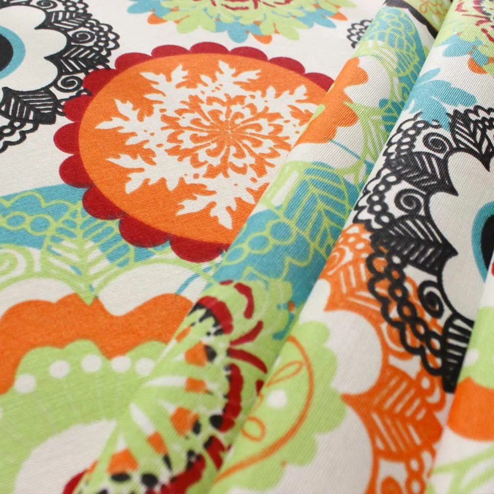 Tecido Estampado Belize Floral D31 01 Metro - D'Rossi