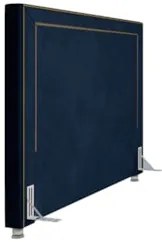 Cabeceira Cama Box Casal Queen 160cm Mali Z37 Veludo Azul Marinho - Mp