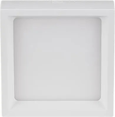 Plafon Led Sobrepor Branco Quadrado 12W 120 3000K Deep