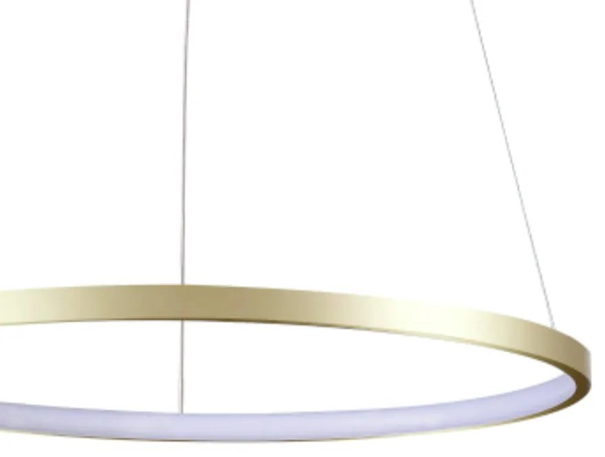 Pendente Montreal Aro Ø40X2Cm Led 20W 3000K Bivolt / 01 Anel Dourado |... (Dourado)