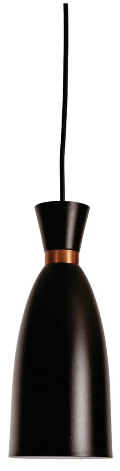 Pendente Look Ø11X27,7Cm 1Xe27 | Usina 16715/11 (PT - Preto Texturizado, BT - Branco Texturizado)