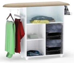 Balcão tábua de Passar Roupa Mariana Branco     - AJL Móveis