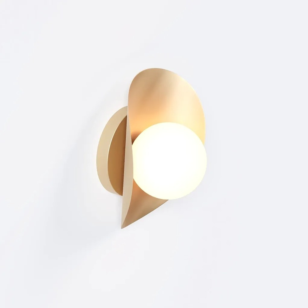 Arandela Calandra 14X12X21Cm Aluminio E Globo Ø10Cm Rosca 01Xg9 - Qimp... (PRETO)