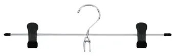 Conjunto com 3 Cabides de Metal com Gancho Frontal