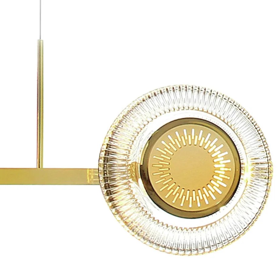 Pendente Sunflower Barra Linear 12X25X130Cm 06Xled 5,5W 2700K Metal Al... (ONIX, 110v)