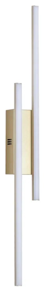 Arandela Lineare Duo 78X18X07Cm Led 20W 3000K Bivolt Champagne Luz Dir... (CP-M = Champagne)