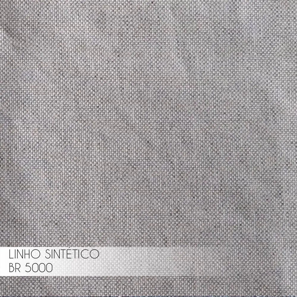 Kit 2 Cadeiras Decorativas Sala De Jantar Duque Madeira Linho Cinza G48 - Gran Belo