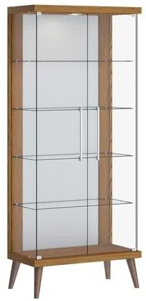 Cristaleira Opus Freijo Portas de Vidro 179cm - 79094 Sun House