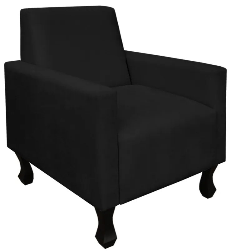 Poltrona Amamentação Sofia Suede Preto