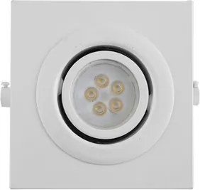 Plafon Sobrepor Aluminio 11Cm Com Duas Prensas - BRANCO