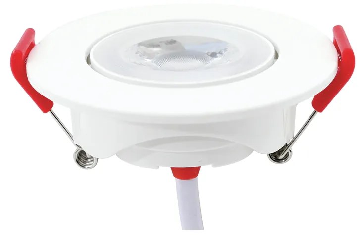 Spot De Embutir Redondo 3W 6500K Led Bivolt Ø7,4X2,5Cm | Opus Eco 3302...