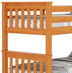 Treliche Solteiro Juvenil com Escada Móvel Joy Z40 Mel Acetinado - Mpo
