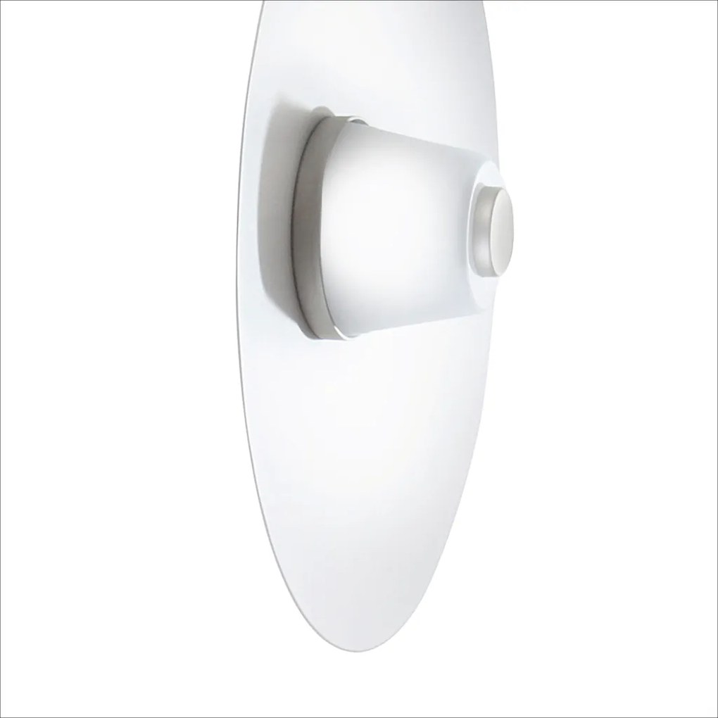 Arandela Eclisse Ø40X12Cm Metal Alumínio E Vidro 01Xled 9W 2700K - Old... (MARSALA)