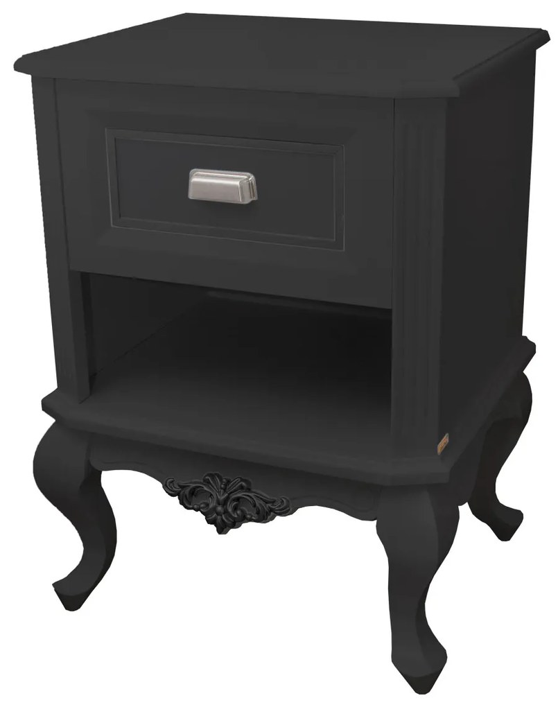 Mesa de Cabeceira Lavanda - Preto Provençal Kleiner