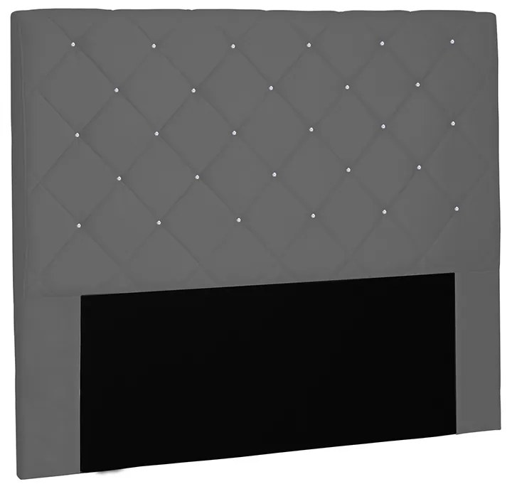 Cabeceira Cama Box Solteiro 90cm Tânia Suede Cinza - Sheep Estofados - Cinza