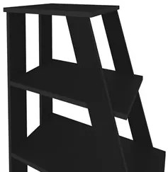 Estante Escada Multiuso Decorativa 5 Prateleiras Stela A06 Preto - Mpo
