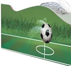 Cama Solteiro Infantil Baixa Para Colchão 188x88cm Futebol K06 - Mpoze