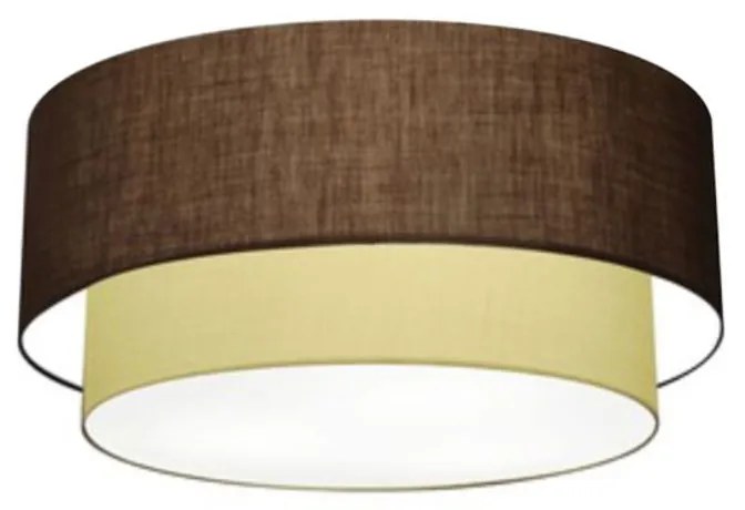 Plafon Para Banheiro Cilíndrico SB-3062 Cúpula Cor Café Bege
