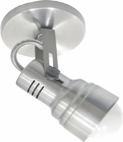 Spot Sobrepor Aluminio 12Cmx7cm - ESCOVADO