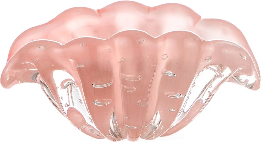 Cachepot Murano Unam Jade Rosa
