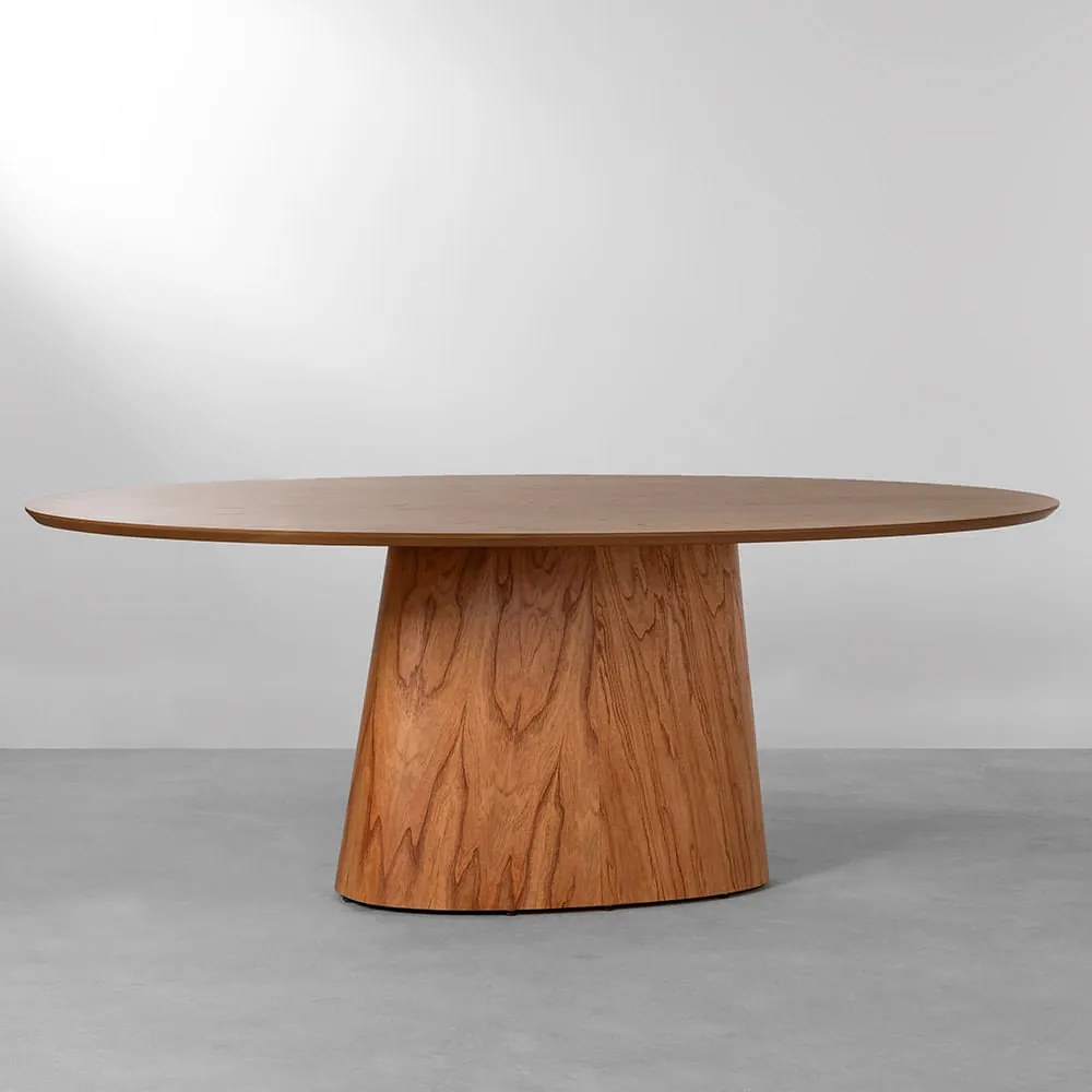 Mesa de Jantar Tarsila Oval Cinamomo