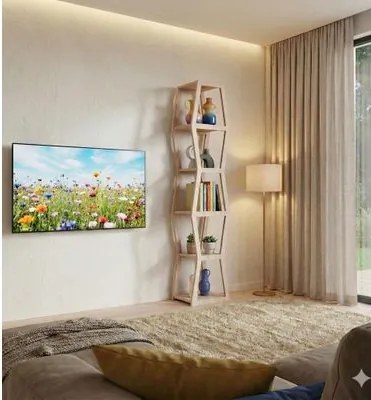 Estante Componível Tower Pinus Woodyou 175x38x34 cm