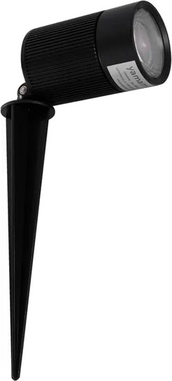 Espeto Led Aluminio Preto 10W 38 3000K Ip65 Optical