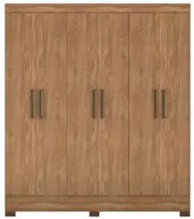 Guarda Roupa Casal 180cm 6 Portas Vanci D02 Amêndola - Mpozenato