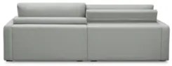 Sofá Retrátil Reclinável 210cm Sinna F05 Linho Cinza Claro - Mpozenato