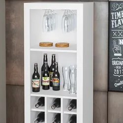 Adega Bar Multiuso AD5000 Branco - Tecno Mobili