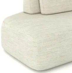 Sofá Ilha Com Chaise 449cm Living Moby Linho Cru Z08 - Mpozenato