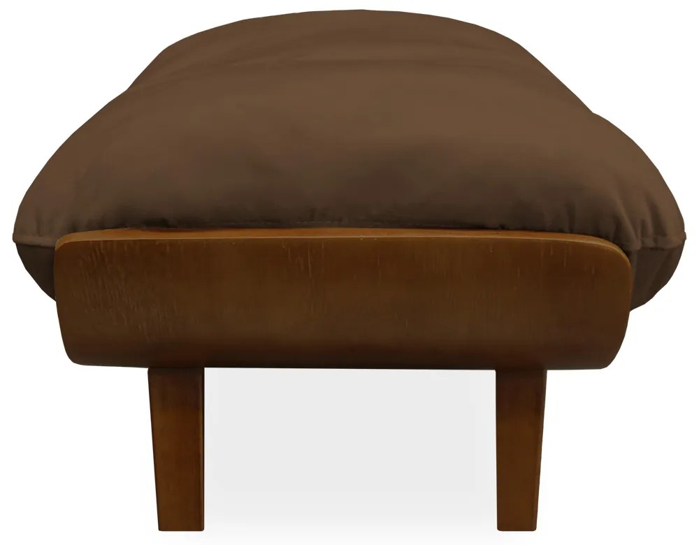 Cama Pet Costela para Cães e Gatos Almofadada Suede Marrom