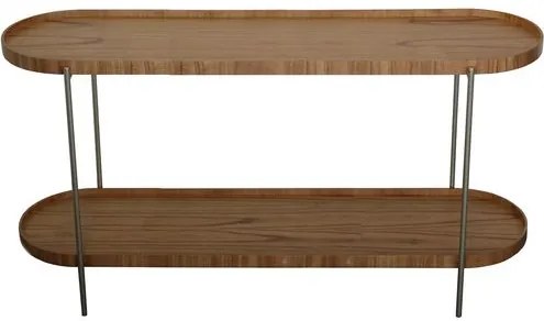Aparador Thema Bandejas Amendoa Suave com Base Cobre Light 147 cm - 72370 Sun House