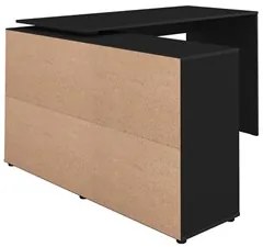 Conjunto Escritório Home Office 4 Peças Side A06 Preto - Mpozenato