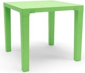 Mesa Niala Quadrada Verde Claro 80cm em Polipropileno Plaxmetal