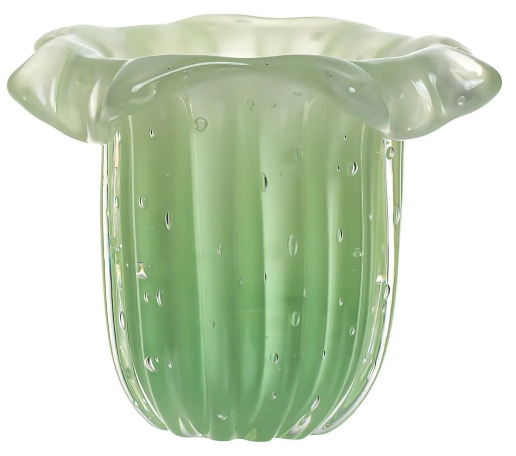 Vaso Murano Salvador P - Verde Chá  Verde Chá