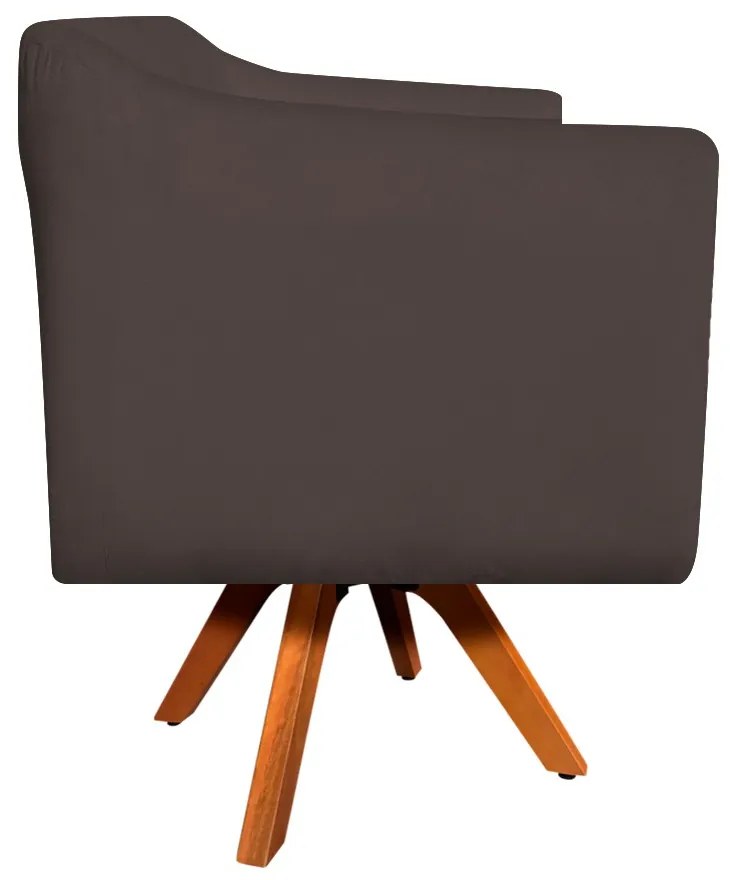 KIT 02 POLTRONAS GIRATORIA JULIA SUEDE M