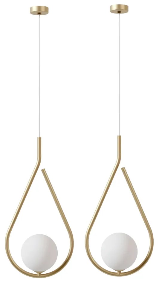 Kit 02 Pendente Gota Globo Ø12Cm C/ Rosca Alumínio 1Xg9 - Qimporta Kit... (PRETO, FOSCO)