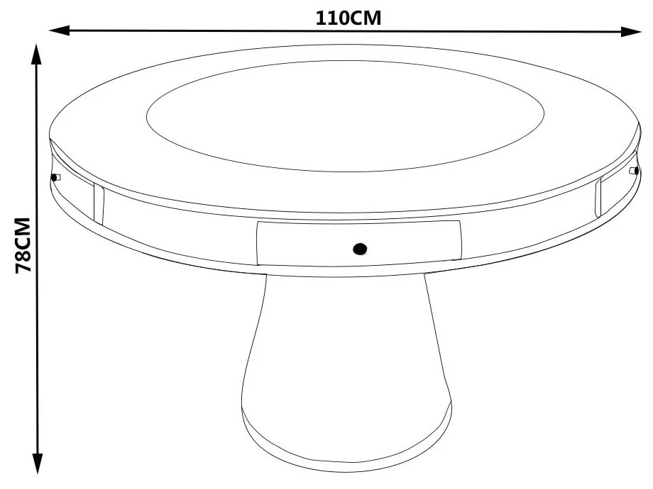 Mesa de Jogos Carteado 4 Lugares Bellagio com Gavetas e Tampo Reversível Base Cone com Tecido Preto/Verde G42 - Gran Belo