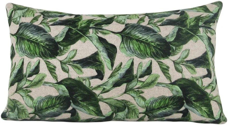 Capa almofada LYON Veludo estampado Folhagem 30x50cm