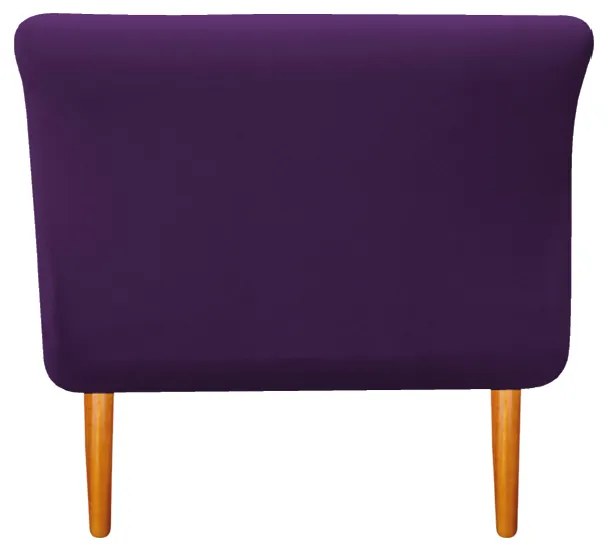 Recamier Estofado Ari 90 cm Solteiro Suede Roxo - ADJ Decor