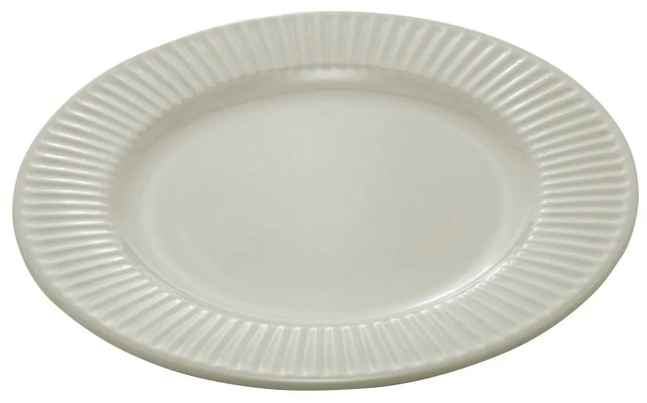 Prato Raso De Cerâmica Lines Creme 27,5cm 17889 Wolff