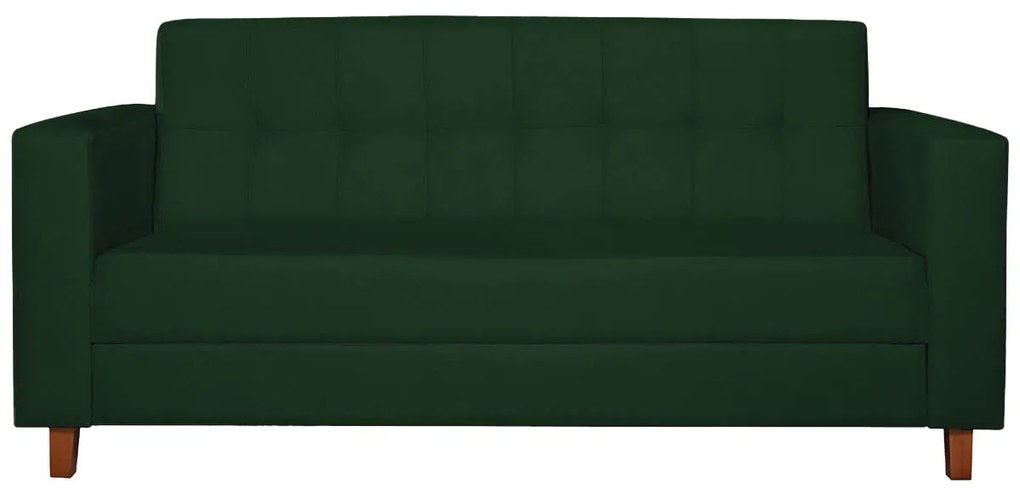 Kit Sofá 2 Lugares e 2 Poltronas Denver Suede Verde - ADJ Decor