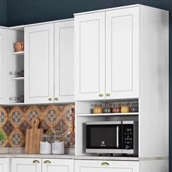 Cozinha Modulada de Canto Completa 13 Peças 14 Portas 100%MDF Liana H0