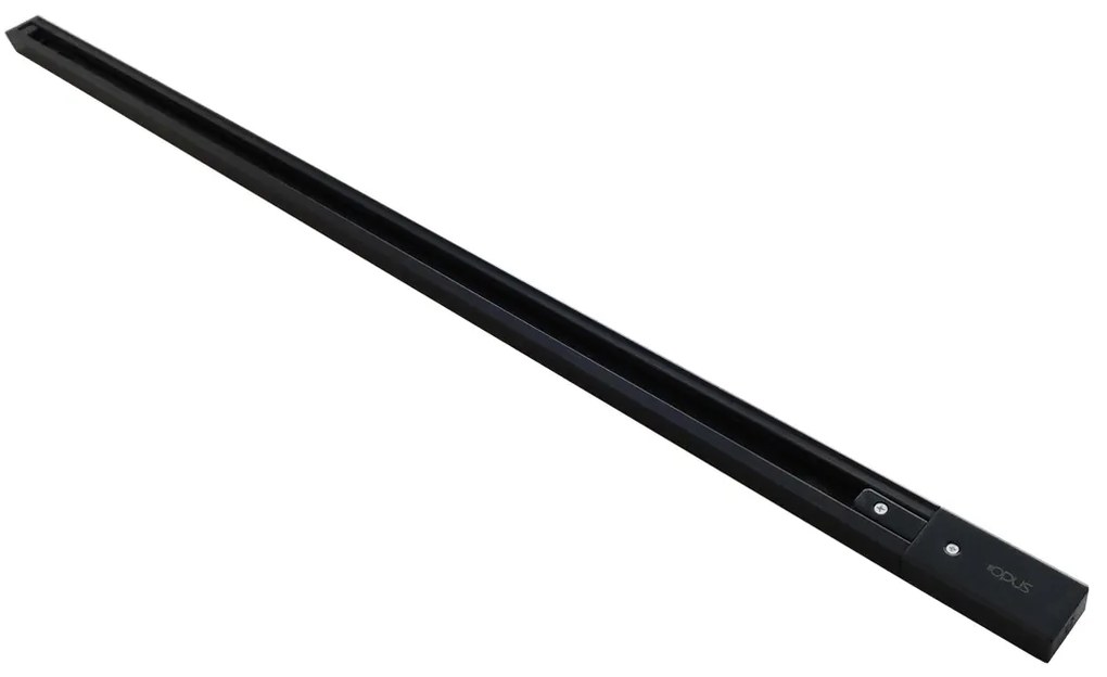 Trilho Eletrificado De Sobrepor 100X2X3,5Cm Preto | Opus Ac 35376 (Preto)