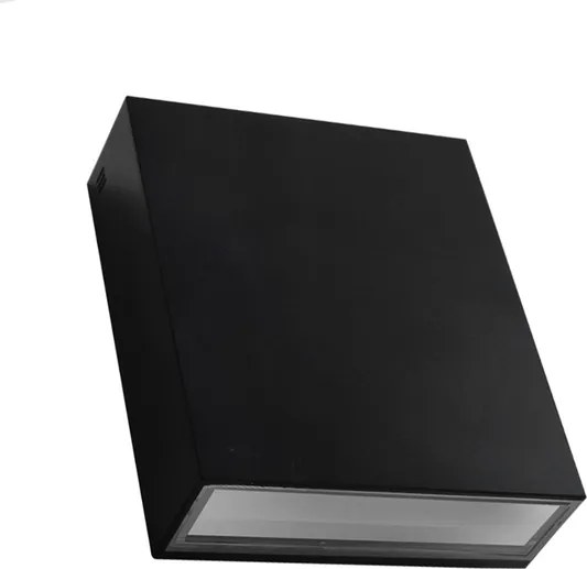 Arandela Led Preto 5w 260lm Ip65 3000k Wall Plus