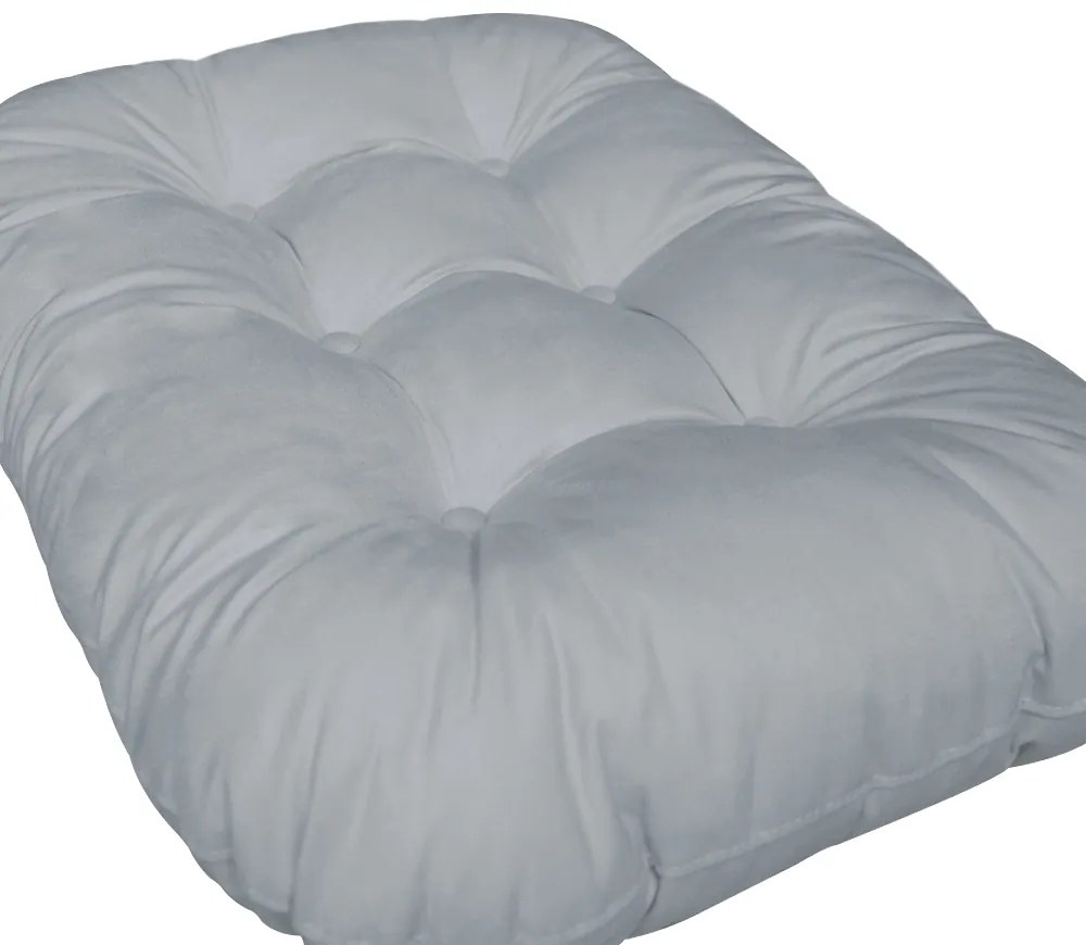 Cama Pet Nunu para Cães e Gatos Suede Cinza