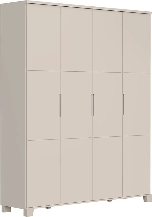 Guarda-Roupa Luna Max 4 Portas - Areia